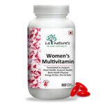 La Nature's Women Multivitamin 60 Capsules - Evening Primrose Oil - Essential Vitamins B1, B2, B3, B5, B6, B12, C, D3, E, Biotin - Minerals Iron, Magnesium, Zinc For Women Only