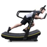 Let's Play Non Motorized Curved Treadmill for Home Gym I Fully Commercial Running Machine with Zero-Maintenance I 6 Resistance Level, Digital Display, 200kg User Weight Support