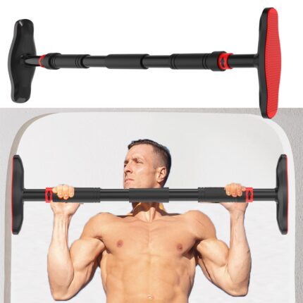 Lifelong Pull Up Bar for Home -Adjustable Rod 65cm to 95cm width, wall mounted without screws -Door Pull up bar to Increase Height -Exercise equipment for Home Gym