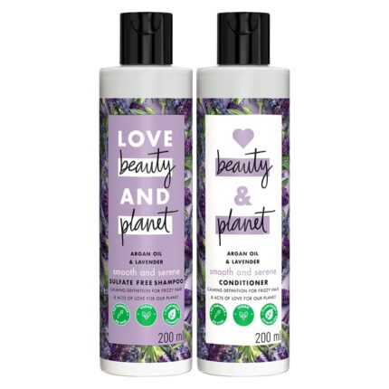 Love Beauty & Planet Argan Shampoo 200ml + Love Beauty & Planet Argan Conditioner 200ml