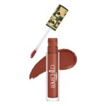 LoveChild Masaba Game On! - Hukum - Liquid Matte Lipstick, Pecan Brown Velvet Smooth, Non-Sticky, Hydrating & Moisturising, Lasts Up to 12 hours, 5Ml