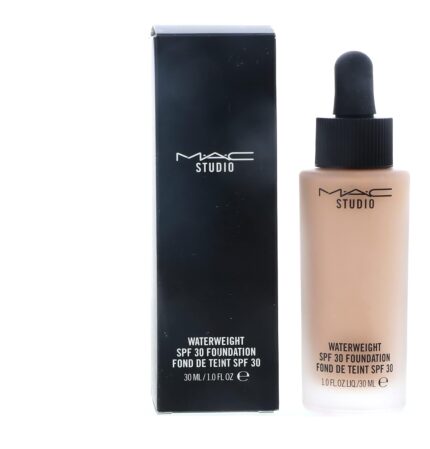 MAC Studio Waterweight Spf30/Pa++ Liquid Foundation Full Coverage For All Skin Type Nc30 30 Ml Matte Finish