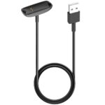 MASKED® USB Charger Cable compatible with Fitbit Inspire 2 / Ace 3 Smartbands - Replacement USB Cable (Black)