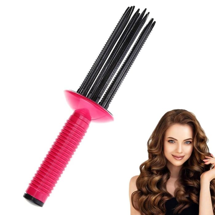 MAYCREATE® Curly Hair Styler Tool Hair Styling Tools for Hair Dryer, Hair Rollers for Curling Hair, Air Volume Roll Comb for Curly Hair, Curl Rolling Comb, Curly Hair Styling Tool for Hair Dryer