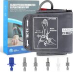 MCP BP Cuff Adult Blood Pressur­e Monitor Large Cuff XL Compatible with Omron B.P, Ageasy BP, Pharmeasy BP with 6 Size Connectors free (22-48CM)