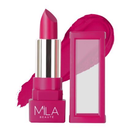 MILA BEAUTÉ Matte Lipstick | Highly Pigmented & Lightweight Formula | Matte Finish | Gives Full Coverage | Shade -