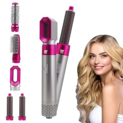 Mabron Pro (15 YEAR WARRANTY) Latest 5-in-1 Multifunctional Hair Dryer Styling Tool, Detachable 5-in-1 Multi-Head Hot Air Comb Change Your Look Every Day
