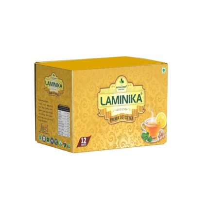 Matrika Green Detox Laminika Herbal Tea | Made with Natural Ingredients | Hydrating Tea | Helps Detoxification | Immunity Booster | Rich in Antioxidants | 30 pouches (10 grams each)