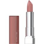 Maybelline Color Sensational Lipstick, Lip Makeup, Cream Finish, Hydrating Lipstick, Touchable Taupe, Nude 0.15 Oz