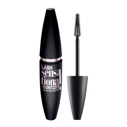 Maybelline Mascara Lash Sensational Full & Rich 01 Black Volume that comes off with hot water