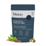 Miduty Probiotics Prebiotic Powder for Gut Health - Patented Lacto Bacillus Coagulans - Constipation Help- 150 grams