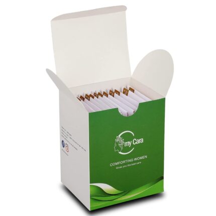 My Cara Organic Cotton Ultra-thin Sanitary Pads/Napkins for women (12 LARGE) | Superior Absorption | Rash Free | Disposable Pouch I Eco-friendly I Chemical Free