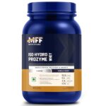MyFitFuel ISO-HYDRO ProZymes Whey, Low Carb, 100% Pure Whey Protein Isolate & Hydrolysed Whey | Clinical Trial Enzyme & Probiotics For Faster Digestion & Enhanced Absorption | (Vanilla Velvet, 1 Kg)