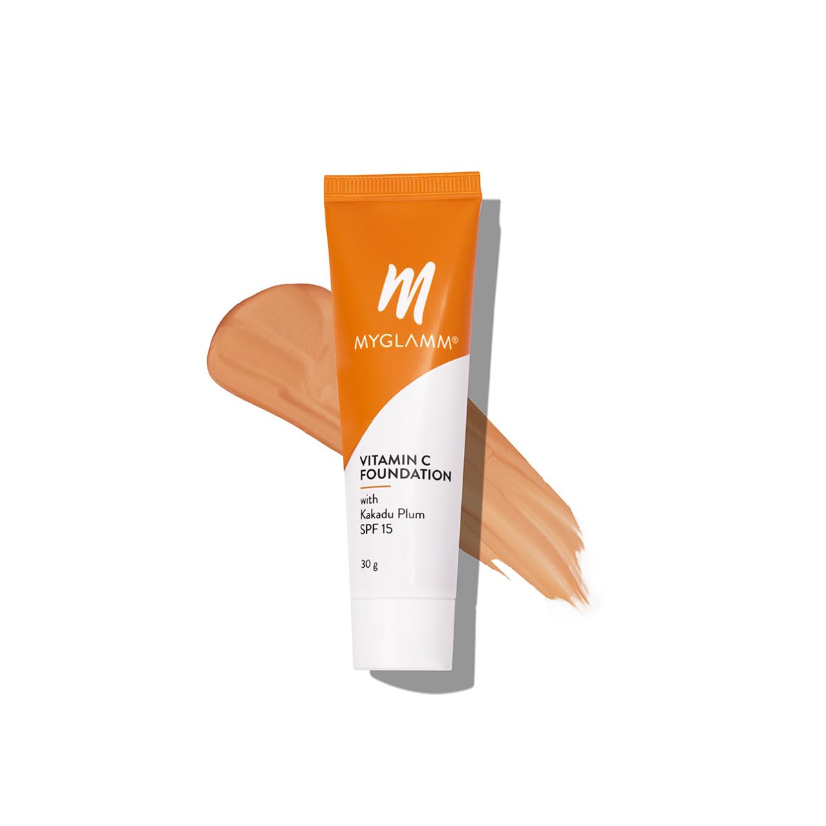 MyGlamm Vitamin C Foundation - Honey (Deep) | Long Lasting, Medium To Full Coverage Foundation With SPF 15 With Hyaluronic Acid (30g)