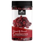NATURE YARD Dried Cranberry dry fruit- 250 Gm - Naturally Dehydrated Real Sliced Cranberries