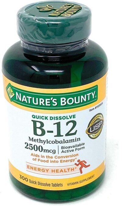 N.ature's B.ounty B 12 300 Tablets for Adult