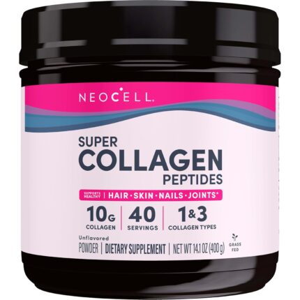 NeoCell Super Collagen Peptides Unflavored Powder Dietary Supplement, 400g