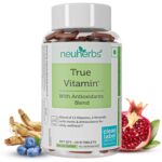 Neuherbs True Vitamin With Iodine Multivitamin With Zinc, Vitamin C, Vitamin-D, Gingseng, Ginkgo Biloba, Coenzyme Q-10, Lutein & Choline For Men And Women
