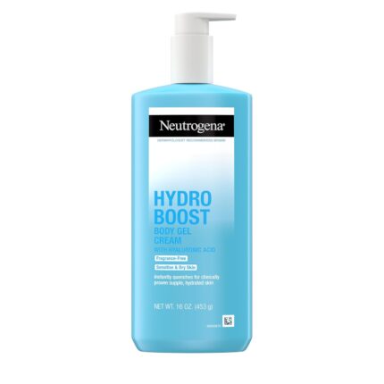 Neutrogena Hydro Boost Hyaluronic Acid Body Gel Cream, Fragrance-Free