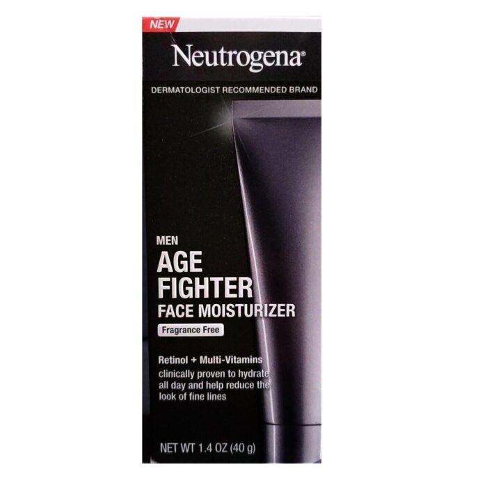 Neutrogena Men Age Fighter Face Moisturizer Oil, 1.4 Ounce