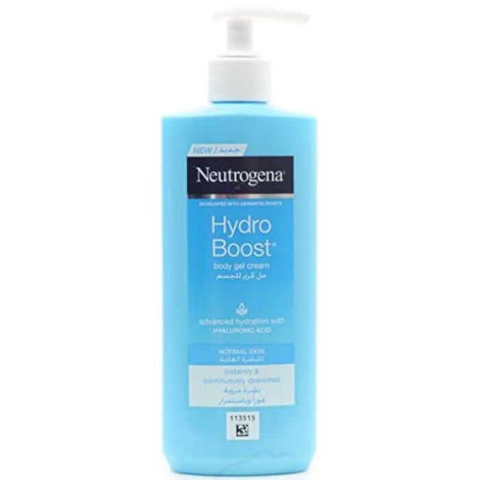 Neutrogena Paraben-Free Hydro Boost Hydrating Body Gel Cream With Hyaluronic Acid For Normal To Dry Skin, 250ml