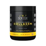 NewYou Marine Collagen Supplements for Skin & Hair | Powder for Women & Men | Supplements for Skin, Hair, Joints & Bone Health Support Hydrolyzed Marine Collagen Peptides - 200g