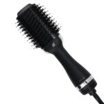 NexLev Ionic Volumizer |3 in 1 Hot Air Brush to Straight, Dry & Volumize | 1200 W | Reduce Frizz |Ceramic Tourmaline Coated Large Barrel |Salon like Soft Curl at Home | 3 Speed & 2 Heat Settings |V-01