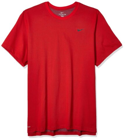 Nike Men's Cotton Regular Fit Shirt Short Sleeve Legend
