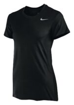 Nike Women S Dri-Fit Short Sleeve Crew Running Athletic Fit Top