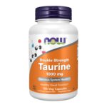 Now Foods, Taurine, Double Strength, 1,000 mg, 100 Veg Capsules