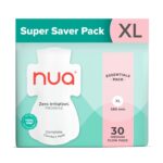 Nua Complete Comfort Pads | Zero Irritation Promise | Essentials Pack | Super Saver | 4x Comfort | 100% Toxic-free | Medium FLow
