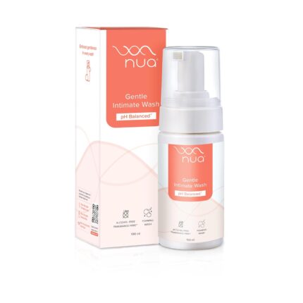 Nua Gentle Intimate Wash | 100 ml | Enriched with Aloe Vera and Lactic Acid | Prevents Itchiness, Irritation and Soothes Intimate Skin