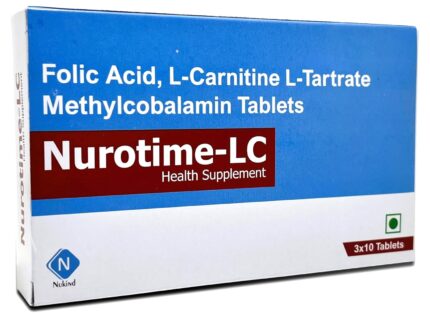 Nukind Nurotime L-Carnitine L-Tartrate Fat burner For Men & Women(30 tablets)