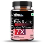 NutraMarck Keto Fat Burner 7X | Natural Weight Loss Capsules 1000mg With Garcinia Cambogia, Green Coffee, Green Tea & More | Metabolism Booster | For Men & Women (90 Count (Pack of 1)