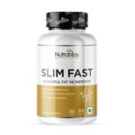 Nutrabliss Slim Fast | Helps in Weight Loss, Burns Fat and Contorls Appetite, Improves Metabolism | Ripped and Shred Body, Quick & Fast Results - 60 Tablets