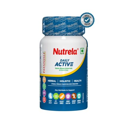 Nutrela Multivitamin by Patanjali | 30 Veg Tablets | With Vitamins, Minerals, Natural Extracts & Amino Acids | Daily Wellness Supplement for Men & Women