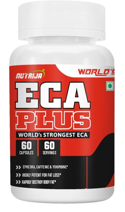 NutriJa ECA PLUS - Strongest ECA version of 10 Powerful Weight Loss Ingredients - 60 Servings