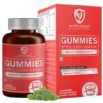 Nutrileague Apple Cider Vinegar Gummies | 500 mg ACV with Mother Earth | 30 Gummies | Advanced Weight Loss Formula (Pack Of 1)