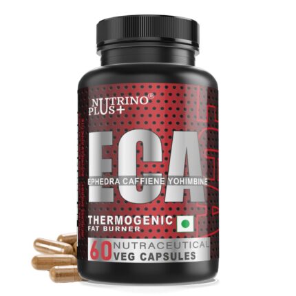 NutrinoPlus ECA (Ephedra Caffiene Yohimbine) Thermogenic Fat Burner Supplement Helps in Support Weight Loss and Boost Metabolism for Men and Women | Formulated in USA |
