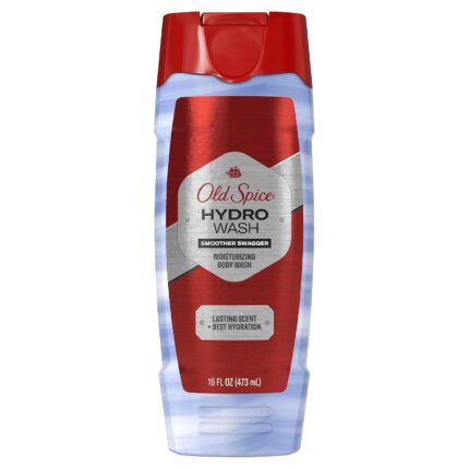 OLD Spice Hardest Working Smoother Swagger Hydro Body Wash for Men, Brown, 16 oz