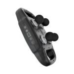 Oblivion Handheld Full Body Massager 4-Head Percussion Massage Gun For Deep Tissue Muscle Relaxation, Portable Cordless Electric Recovery Device With Adjustable Speed For Pain Relief, Black