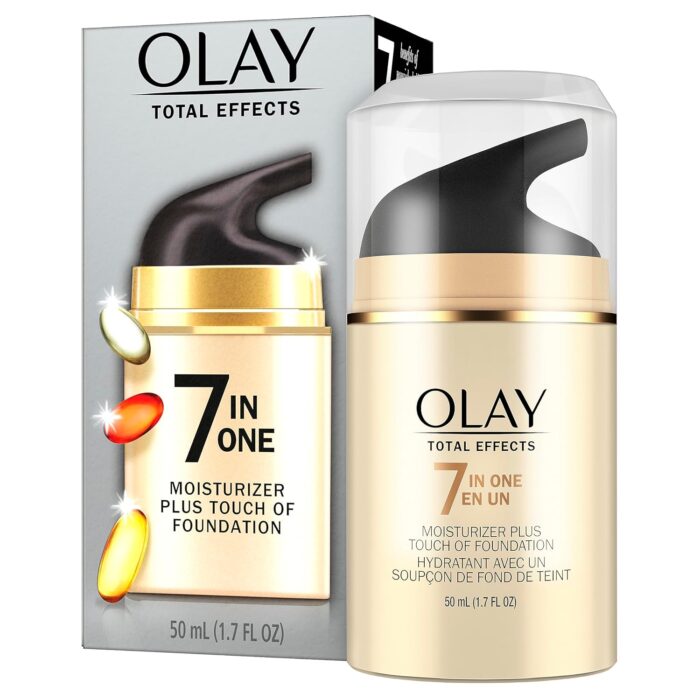 Olay CC Cream - Total Effects Daily Moisturizer plus Touch of Foundation 1.7 Fl Oz Packaging May Vary