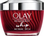 Olay Regenerist Whip Day Cream with SPF 30 for Women, 50 ml