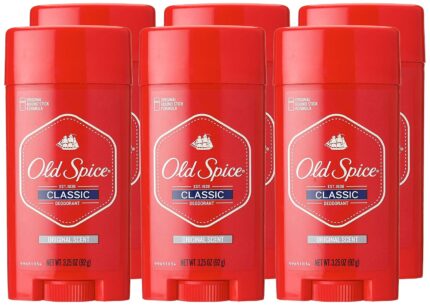 Old Spice Classic Deodorant , Original Scent, 3.25-Ounces (Pack of 6)