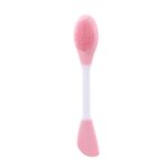Omdhanu 2 In 1 Silicone Face Mask Brush Double-head, Soft Face Mask, Facial Cleansing Brush and pore cleaner For Women(1pcs Multicolor)