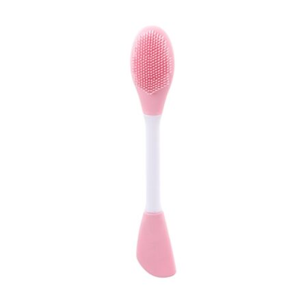 Omdhanu 2 In 1 Silicone Face Mask Brush Double-head, Soft Face Mask, Facial Cleansing Brush and pore cleaner For Women(1pcs Multicolor)