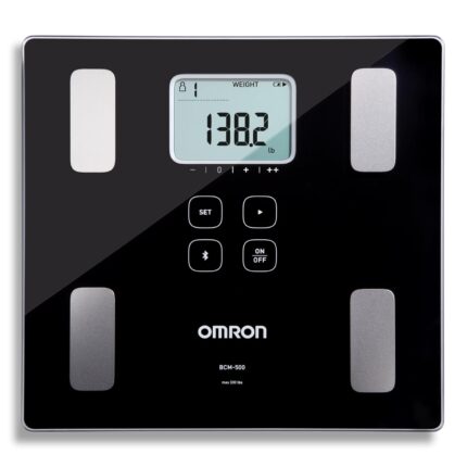 Omron Body Composition Monitor and Scale with Bluetooth Connectivity ââ‚¬â€œ 6 Body Metrics & Unlimited Reading Storage with Smartphone App by Omron, Black
