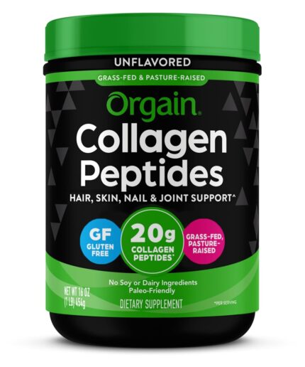 Orgain - Collagen Peptides Grass Fed Pasture Raised Protein Powder Unflavored 181063