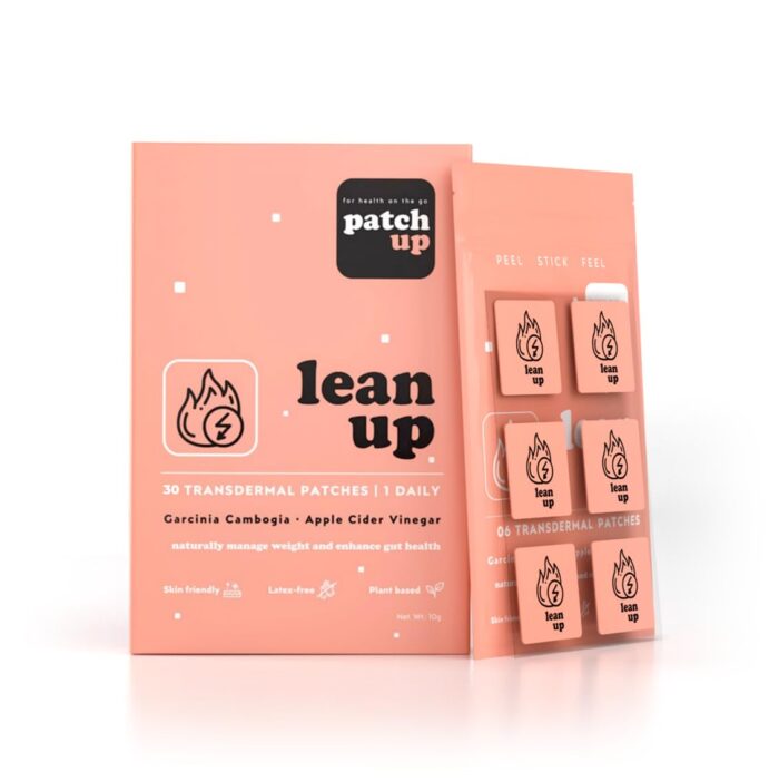 PATCH UP - Lean Up | Apple Cider Vinegar (ACV) patches | Gut and weight management | Improves digestion | Boosts metabolism | Reduces cravings and bloating (Standard, 30.00)