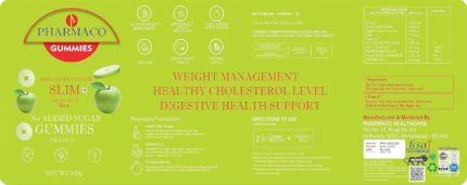 PHARMACO APPLE CIDER VINEGAR SUGAR FREE GUMMIES FOR WEIGHT LOSS MANAGEMENT.